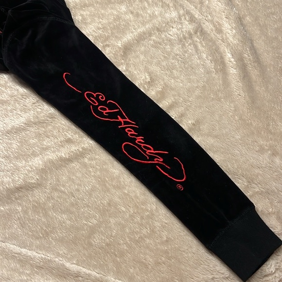 ED HARDY New York City Velour Hoodie *Rare and Vintage - Picture 12 of 16